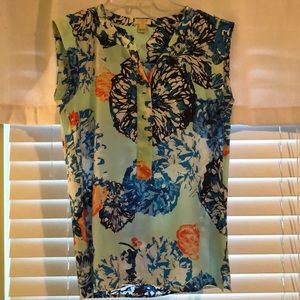 J Crew sleeveless blouse